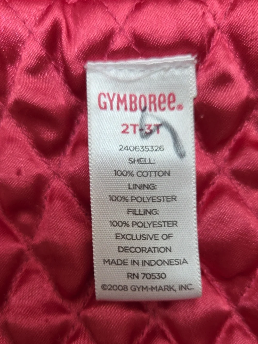 Gymboree Pink & Green Plaid Hooded Vest, Size 2T-3T